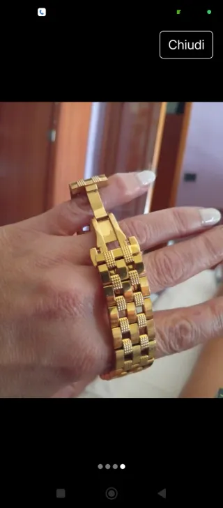 Orologio Versace donna oro bianco