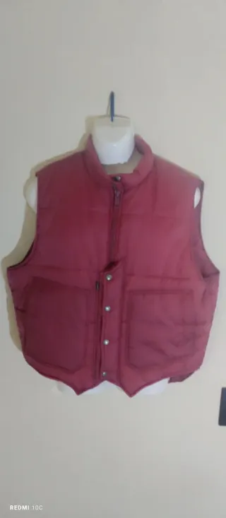 Piumino smanicato uomo invernale