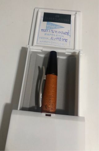 Bolígrafo Faber Castell E-Motion Madera Peral