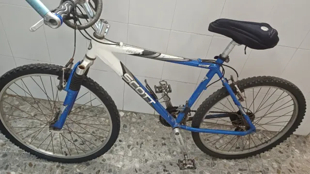 Bicicleta Scott Montaña Azul/Blanca