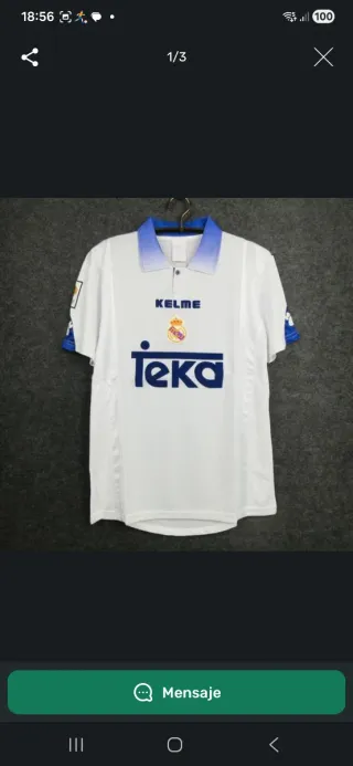 Camisetas Retro de cualquier equipo.