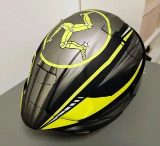 Casco Suomy SR-GP Isla de Man on board