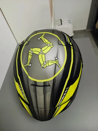 Casco Suomy SR-GP Isla de Man on board