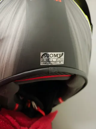 Casco Suomy SR-GP Isla de Man on board