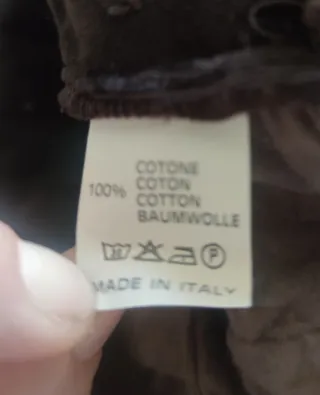 Gorra de terciopelo marrón TM