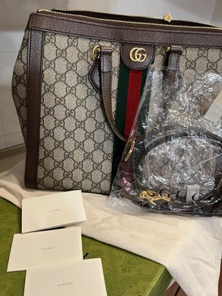Borsa Gucci Beige/Marrone