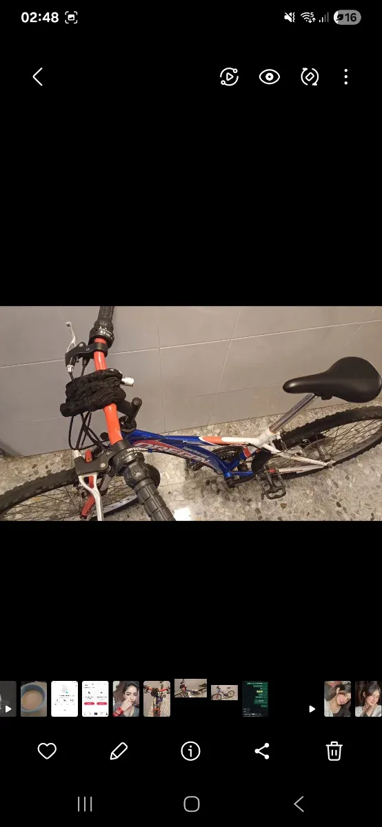 Bicicletta da montagna Oregon blu