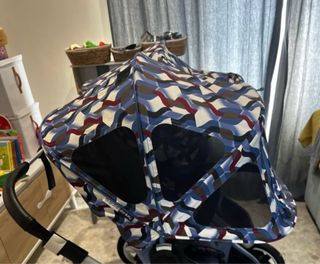 2 Bugaboo Donkey Breezy Sun Canopy Waves