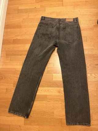 Pantalón Zara Gris Baggy