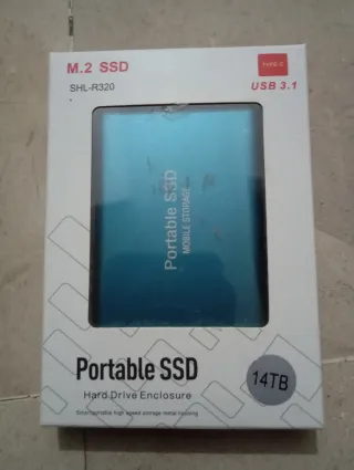 SSD Portátil M.2 14TB USB 3.1