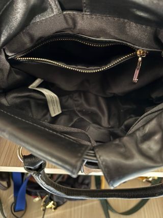 Bolso Uterqüe piel multicolor