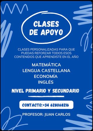 Profesor Particular de Matemáticas e Ingles.