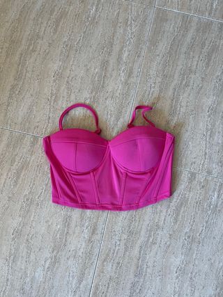 Top Corsé Rosa