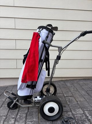 Carro de golf eléctrico plegable