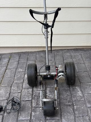 Carro de golf eléctrico plegable