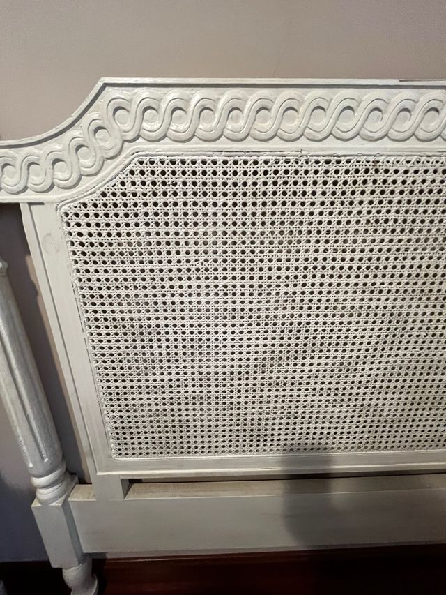 Cabecero de cama 105 madera y ratán