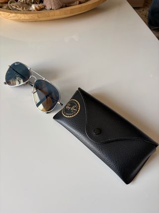 Gafas Ray-Ban Aviador Azul/Plata