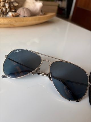 Gafas Ray-Ban Aviador Azul/Plata