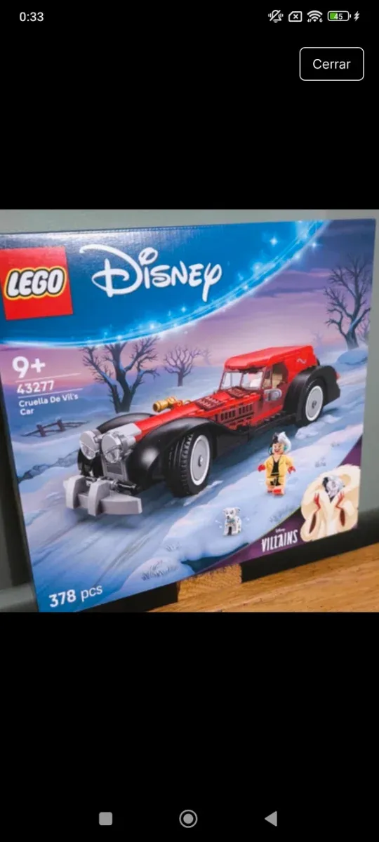 Lego Disney Cruella De Vil's Car 43277