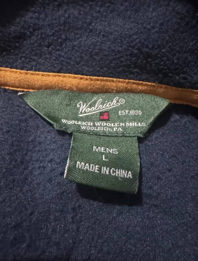 Giacca Woolrich Pile Blu