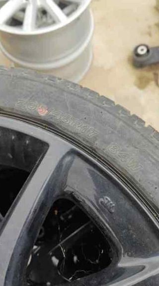 Toyota 205/45/r17 juego llantas yaris xpa1f 302408