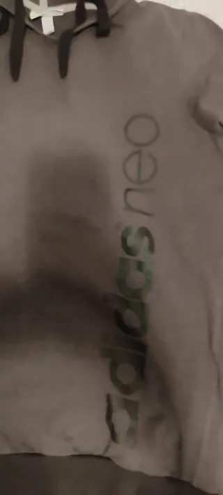 Sudadera Adidas Neo Marrón y Negra