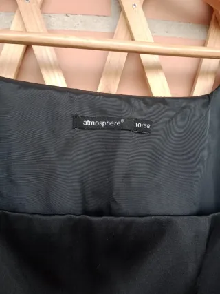 Vestido NUEVO de fiesta negro Atmosphere T.38