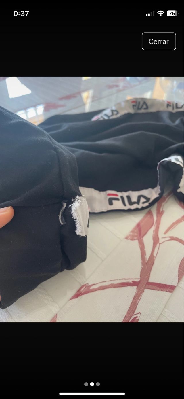 Pantalón Legging Fila Negro