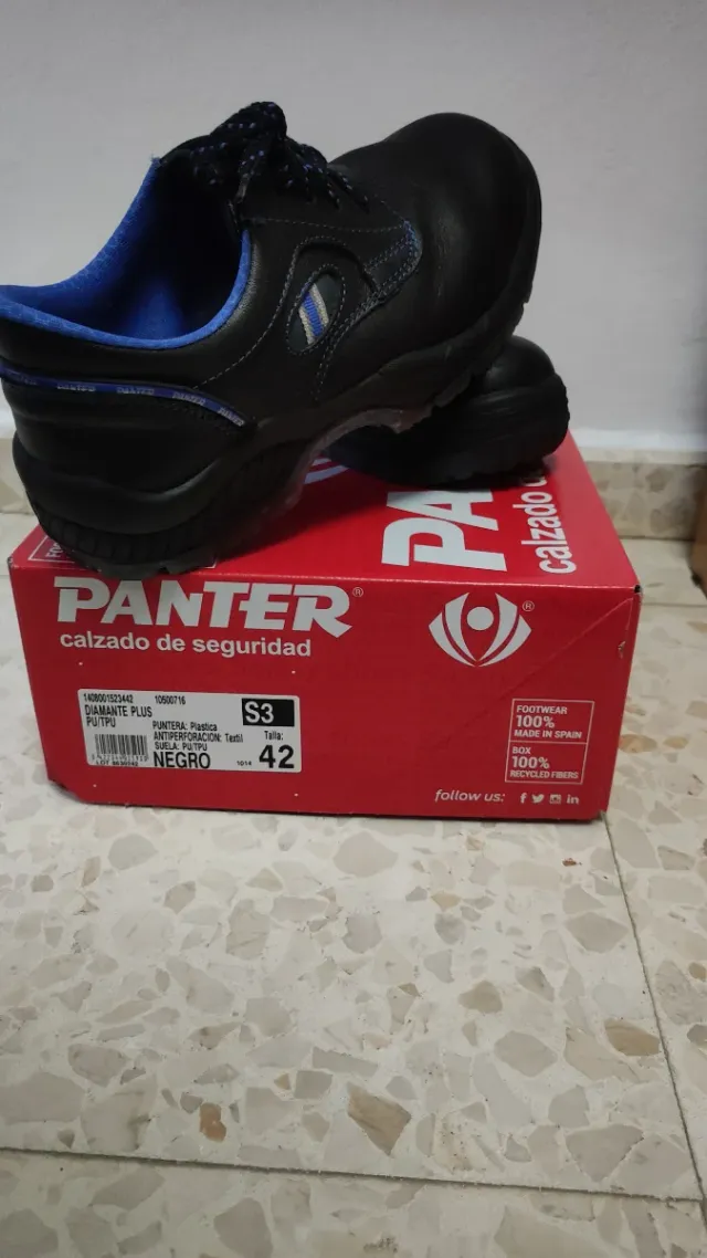 Zapatos de seguridad Panter Negros