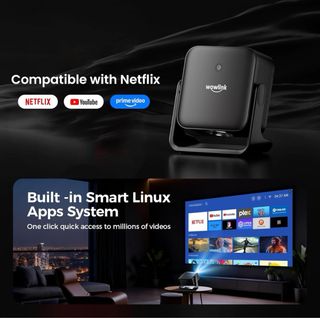 NUEVO Proyector 4K Netflix HDR10+ Sonido 3D Negro