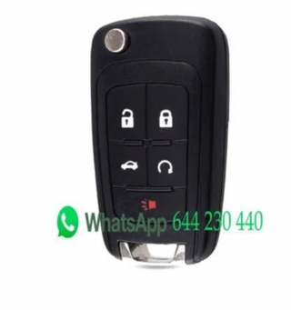 Carcasa llave 5 botones Chevrolet