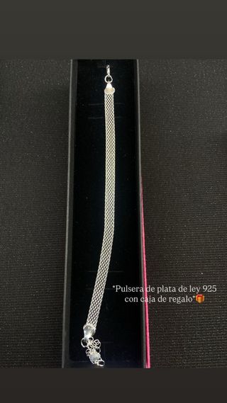 Pulsera Plata Ley 925 con Caja Regalo