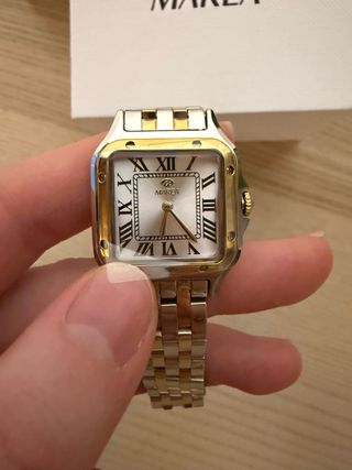 Reloj Marea Dorado y Plateado