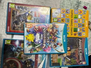 Nintendo Wii U con giochi, confezione e fattura