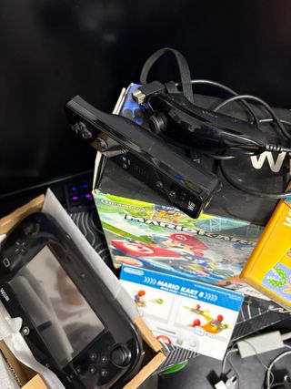 Nintendo Wii U con giochi, confezione e fattura