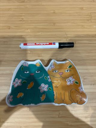 Ceramica decorata con gatti