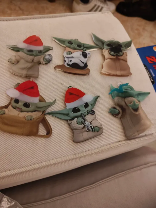 6 Adornos Navidad Star Wars Grogu