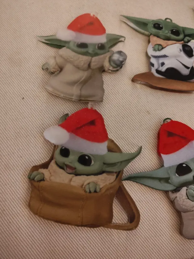6 Adornos Navidad Star Wars Grogu
