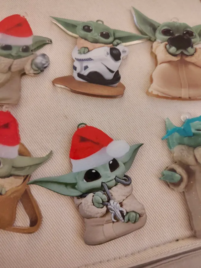 6 Adornos Navidad Star Wars Grogu