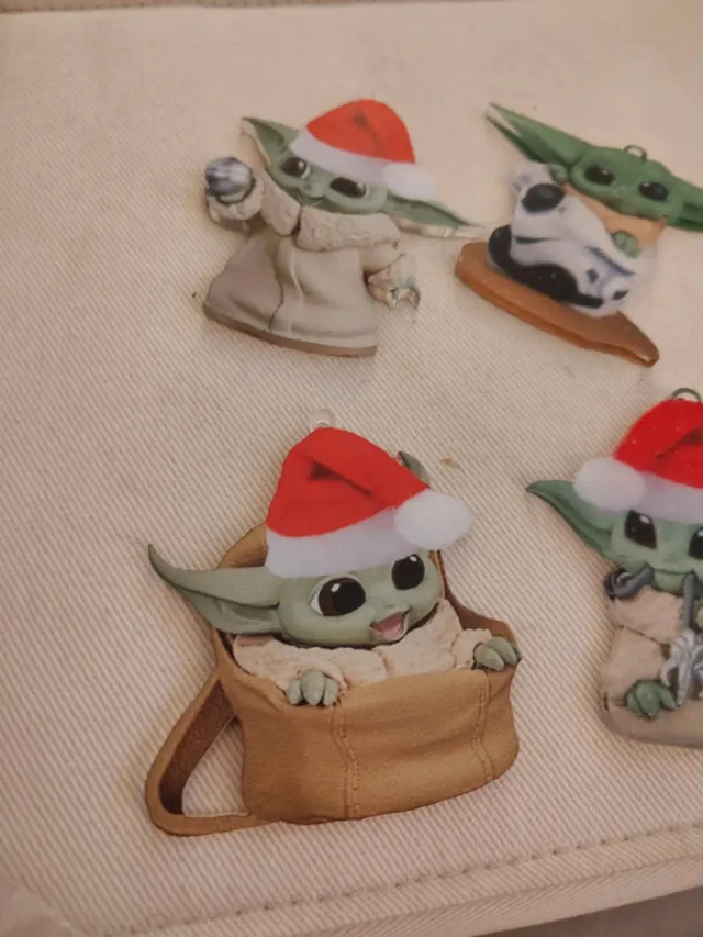 6 Adornos Navidad Star Wars Grogu