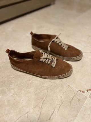 Zapatos Scalpers Esparto Ante Marrones