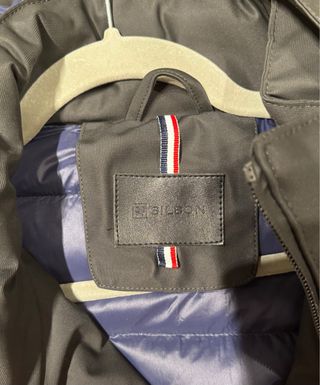 Parka Acolchada Silbon Verde Azulado