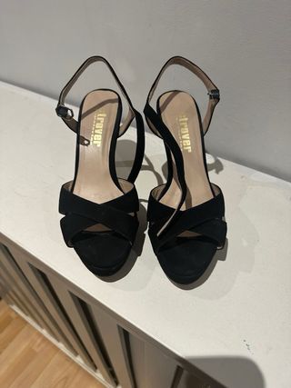 Zapatos de tacón negros