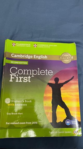 COMPLETE FIRST  STUDENT’S Book with answers