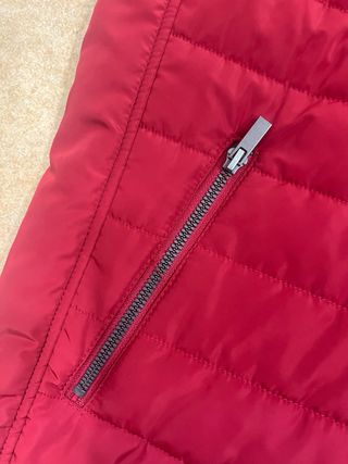 Chaleco acolchado Zara hombre granate