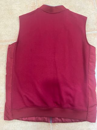 Chaleco acolchado Zara hombre granate