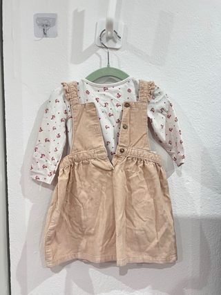 Conjunto Vestido e Body C&A Bebé