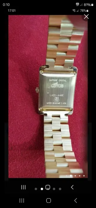 Reloj Lotus Oro 18k Señora Diamantes