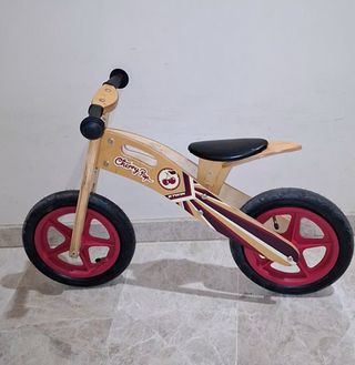 Bici de madera sin pedales