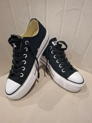 Converse negras talla 39